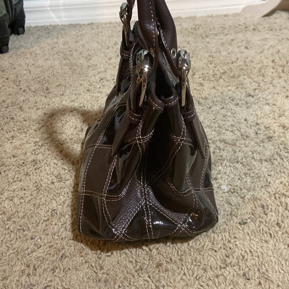 Tignanello Patch Pattern Handbag-Tote - image 5